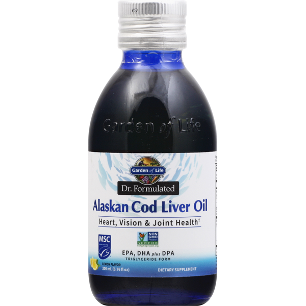 Miscellaneous Supplements Garden of Life Alaskan Cod Liver Oil, Lemon hero