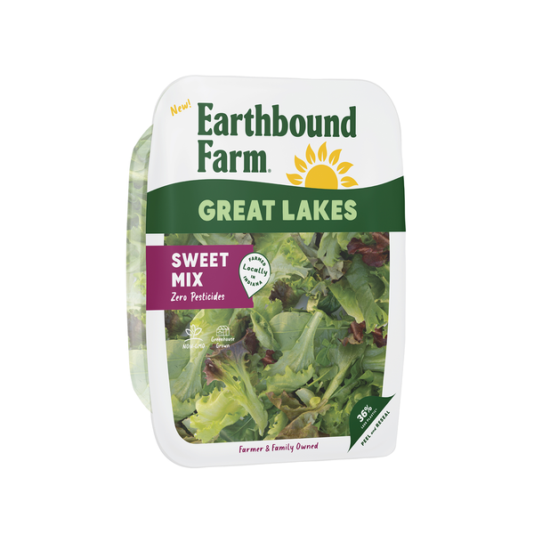 Fresh Vegetables Earthbound Farm Greenhouse Spring mix hero