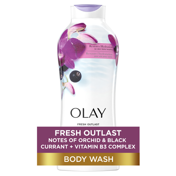 Body Lotions & Soap Olay Fresh Outlast Body Wash, Orchid & Black Currant hero