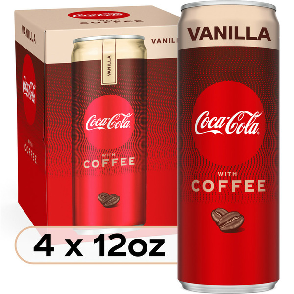 Bakery Desserts Coca-Cola With Coffee Vanilla Cans hero