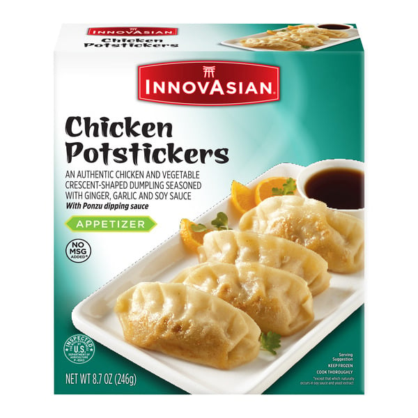 Frozen Meals InnovAsian Chicken Potstickers, Frozen Appetizer hero