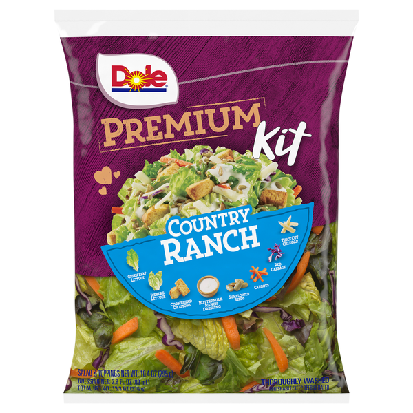 Fresh Soups, Stews & Salads Dole Premium Kit, Country Ranch hero