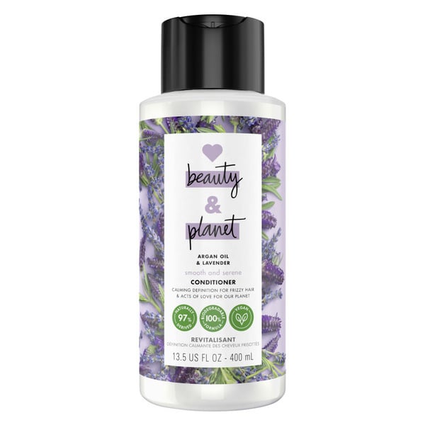 Hair Care Love Beauty and Planet Smooth & Serene 100% Biodegradable Conditioner Argan Oil & Lavender hero