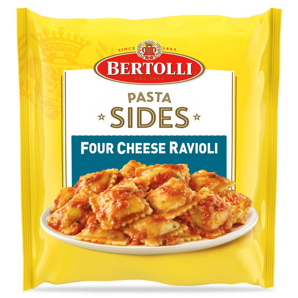 Frozen Meals Bertolli Four Cheese Ravioli, Pasta Sides hero