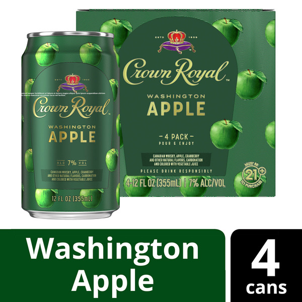 Beers & Coolers Crown Royal Washington Apple Canadian Whisky Cocktail hero