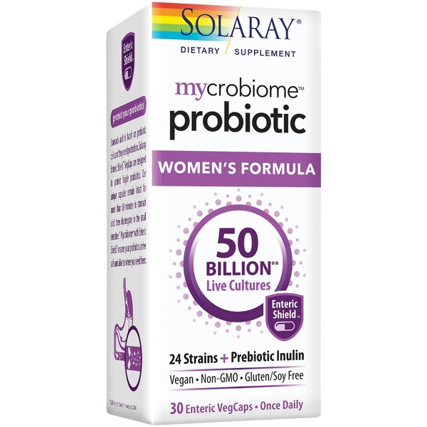 Probiotics Solaray Probiotic, Women's Formula, Enteric VegCaps hero