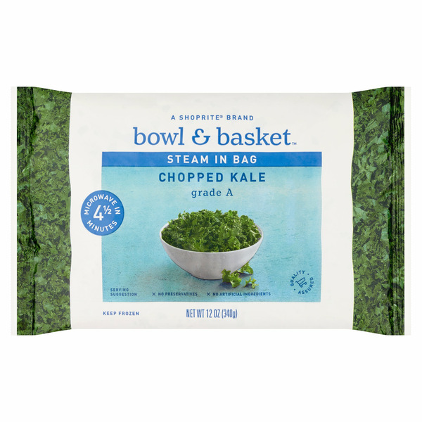 Frozen Produce Bowl & Basket Steam In Bag Chopped Kale hero