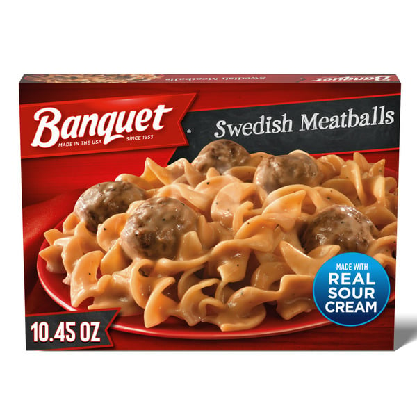 Frozen Meals Banquet Swedish Meatballs, Frozen Meal hero