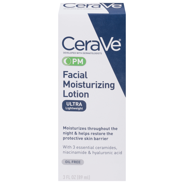 Facial Care CeraVe Facial Moisturizing Lotion, Ultra Lightweight, PM hero