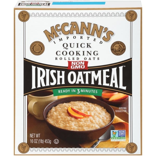 Hot Cereal & Pancake Mixes McCann's Imported Quick Cooking Rolled Oats Irish Oatmeal hero