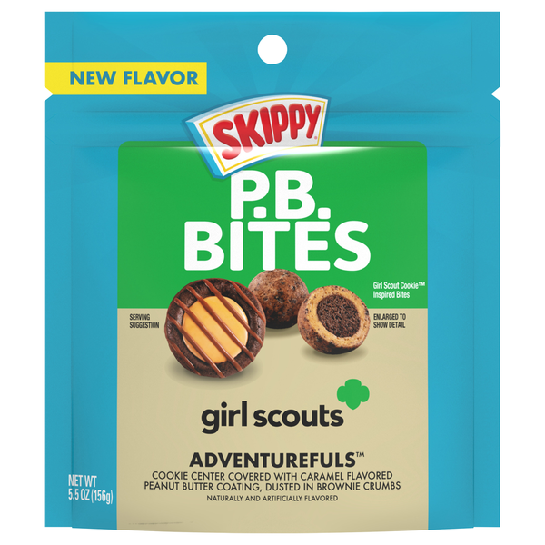 Candy & Chocolate SKIPPY P.B. Bites, Adventurefuls, Girl Scouts hero