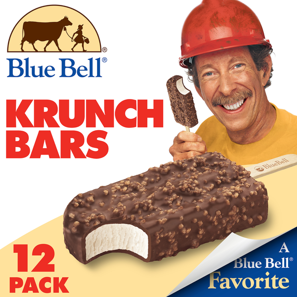 Ice Cream & Ice Blue Bell Krunch Bars hero