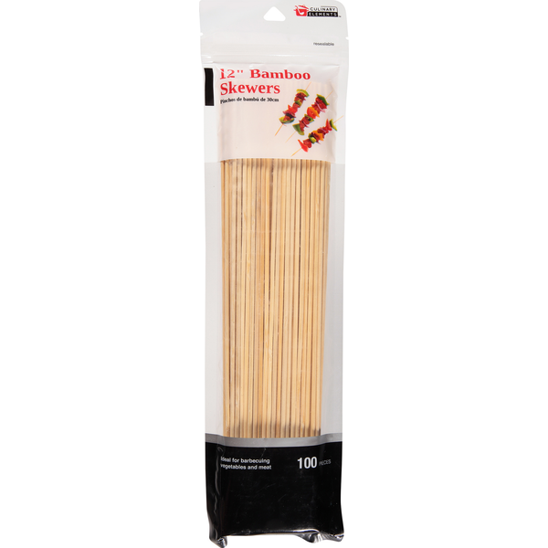 Kitchen Tools & Bakeware Culinary Elements Skewers, Bamboo, 12 Inches hero