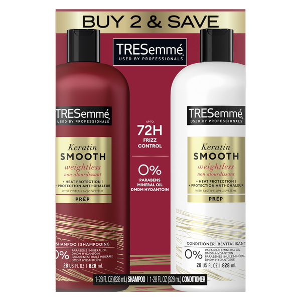 TRESemmé Shampoo & Conditioner Keratin Smooth hero