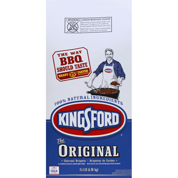 More Household Kingsford Original Charcoal Briquettes, BBQ Charcoal for Grilling hero