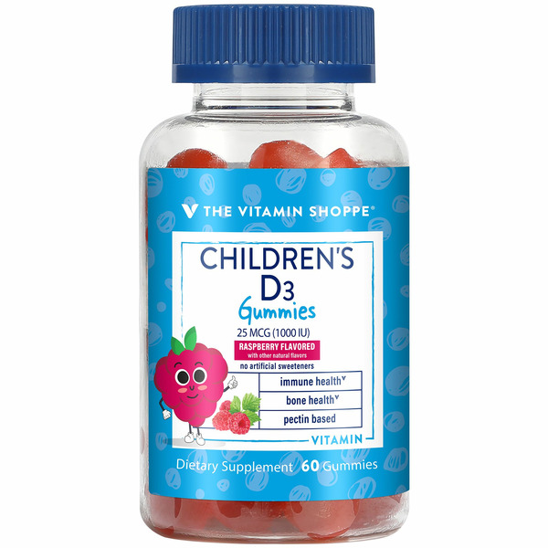 The Vitamin Shoppe Children's Vitamin D3 Gummies hero