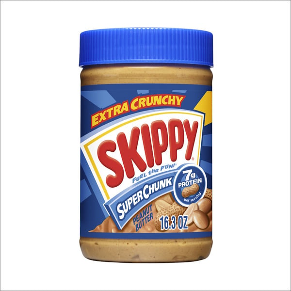 Spreads SKIPPY Super Chunk Peanut Butter hero