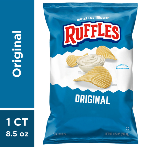 Harps Food Store Ruffles Potato Chips, Original Same-Day Delivery or ...