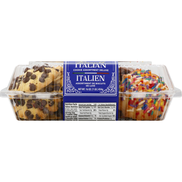 Cookies & Cakes Tresanti Cookies, Assortment Deluxe, Italian hero