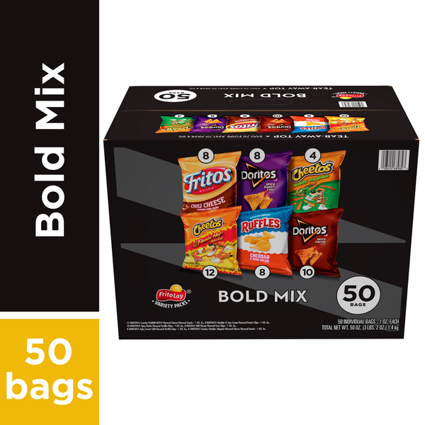 Chips & Pretzels Frito Lay Bold Mix, Variety Packs hero