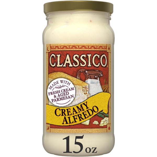 Classico Creamy Alfredo Pasta Sauce hero