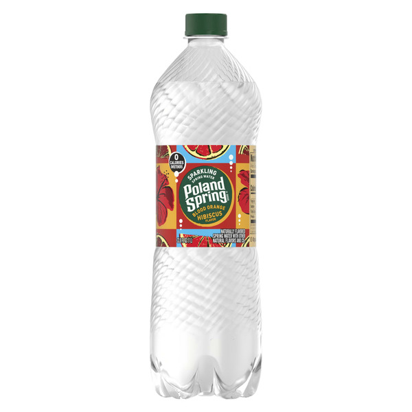 Water, Seltzer & Sparkling Water Poland spring Sparkling Water, Blood Orange Hibiscus hero