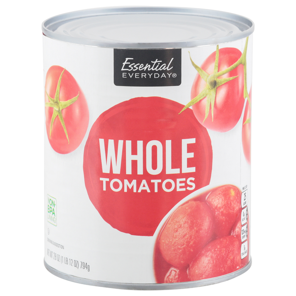 Canned & Jarred Vegetables Essential Everyday Tomatoes, Whole hero