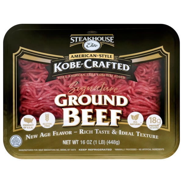 Foodtown Steakhouse Elite Kobe-Crafted Ground Beef Same-Day Delivery ...