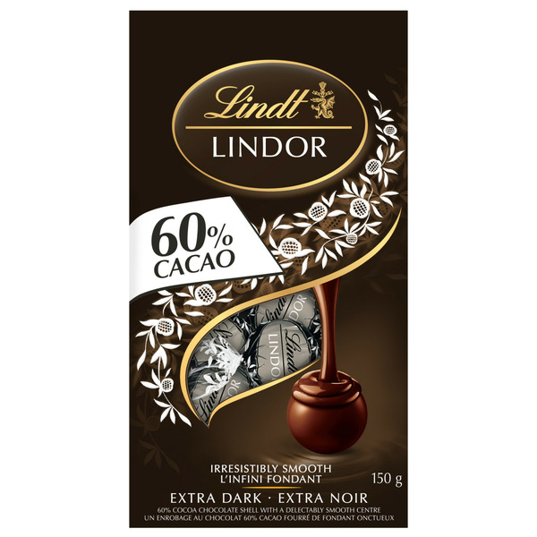 Candy & Chocolate Lindt 60% Cacao Chocolate Truffles, 150-Gram Bag hero