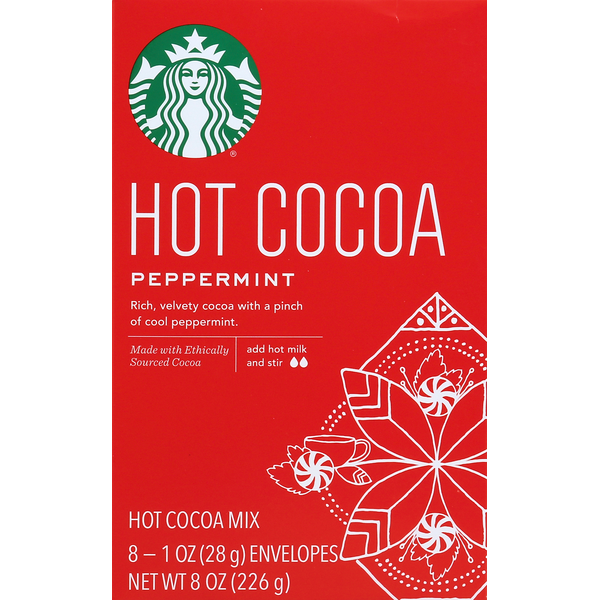 Cocoa & Drink Mixes Starbucks Hot Cocoa Mix, Peppermint hero