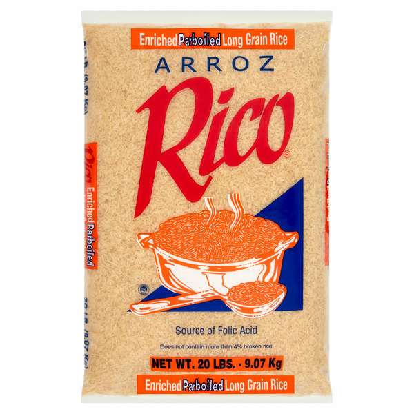 Grains, Rice & Dried Goods Rico's Enriched Parboiled Long Grain Rice hero