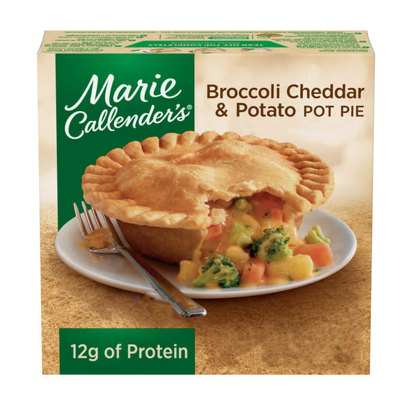 Frozen Meals Marie Callender's Broccoli Cheddar and Potato Pot Pie, Frozen Meal hero