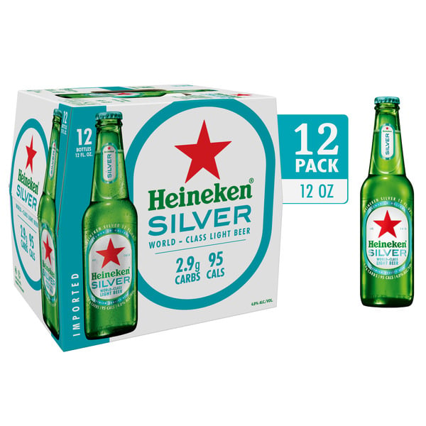 Beer Heineken Silver Lager Beer hero