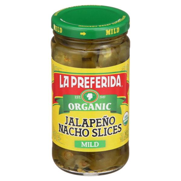 Pickled Goods & Olives La Preferida Organic Jalapeño Nacho Slices, Mild hero