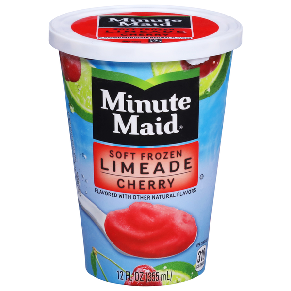 Frozen Foods Minute Maid Soft Frozen Limeade Cherry hero