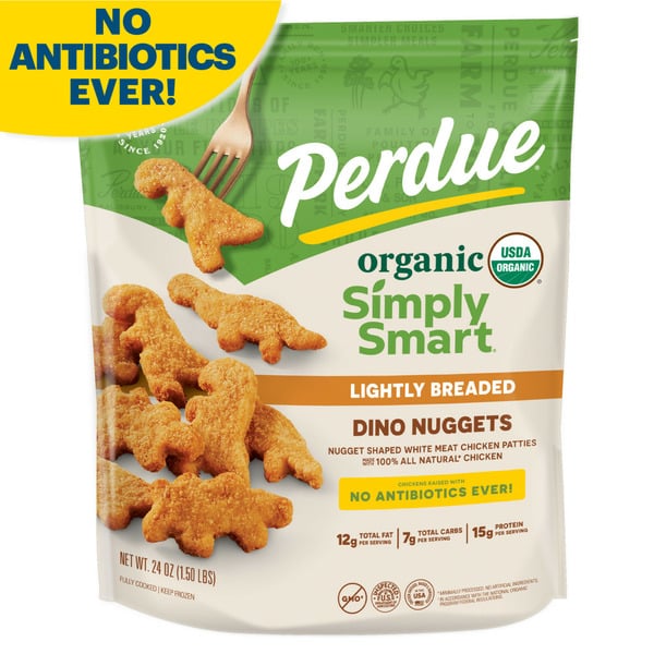 Frozen Meat & Seafood Perdue Lightly Breaded Chicken Dino Nuggets hero