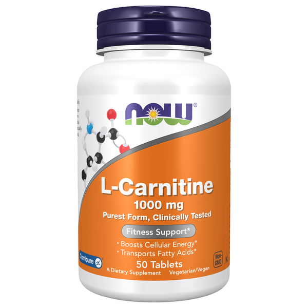 Amino Acids NOW L Carnitine 1000 mg hero