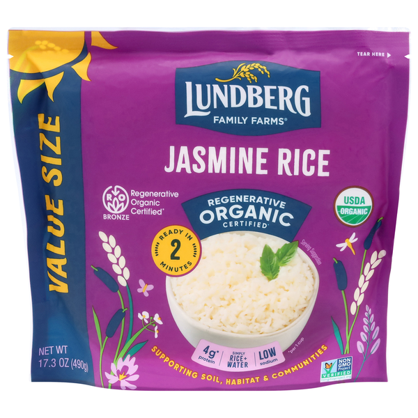 Lundberg Family Farms Jasmine Rice, Organic, Value Size hero