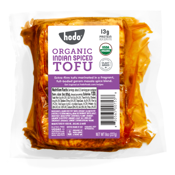 Hodo Organic Indian Spiced Tofu hero