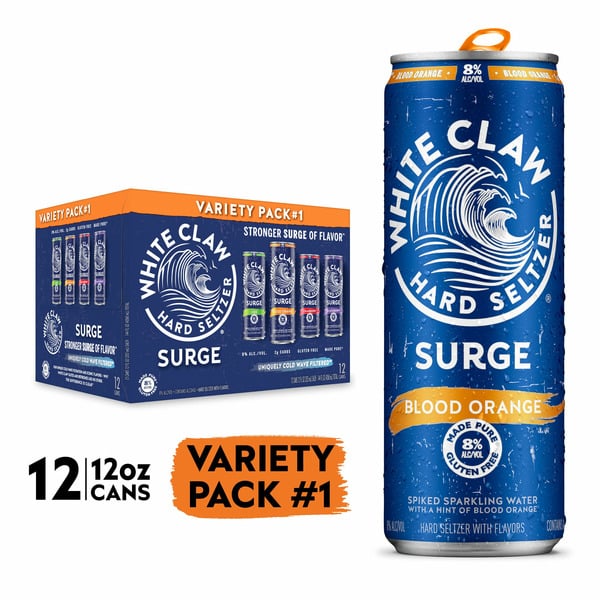 Malt Beverages White Claw Hard Seltzer Variety hero