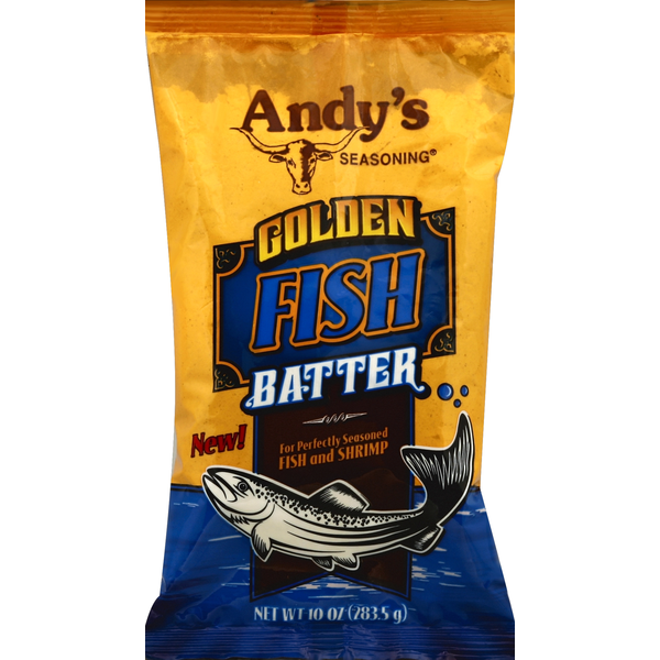 Spices & Seasonings Andy's Seasoning Fish Batter, Golden hero