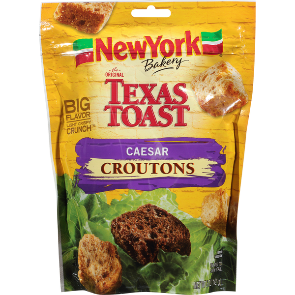 Salad Dressing & Toppings New York Style Croutons, Texas Toast, Caesar hero