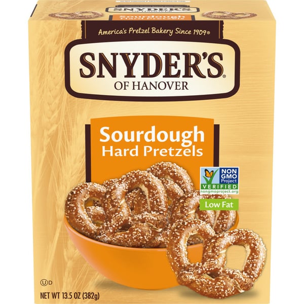 Popcorn & Snacks Snyder's of Hanover Sourdough Hard Pretzels hero