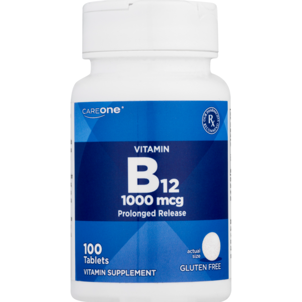 Vitamins & Supplements CareOne Vitamin B12 hero