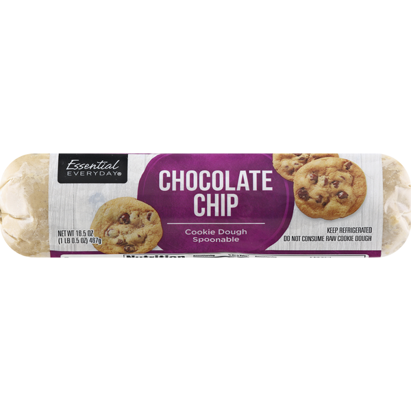 Doughs, Gelatins & Bake Mixes Essential Everyday Cookie Dough, Chocolate Chip, Spoonable hero