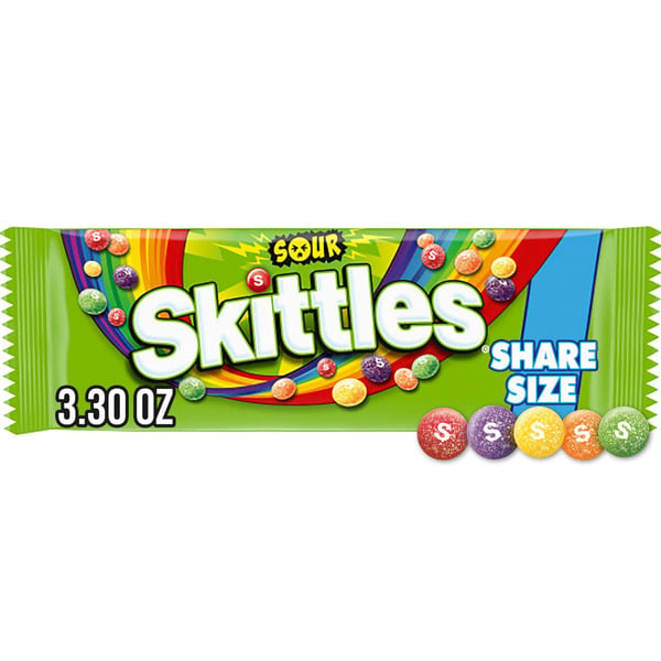 Skittles Sour Candy Share Size hero