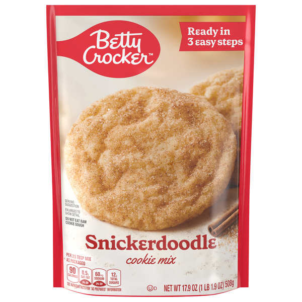 Doughs, Gelatins & Bake Mixes Betty Crocker Cookie Mix, Snickerdoodle hero