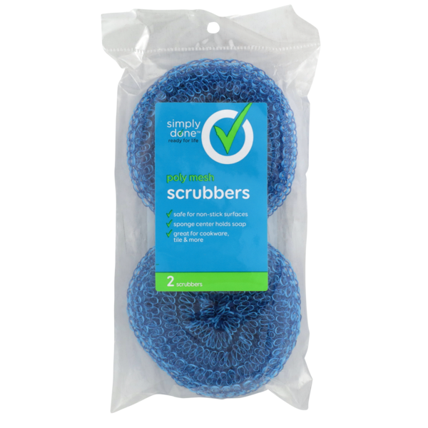 Cleaning Products Simply Done Poly Mesh Scrubbers hero