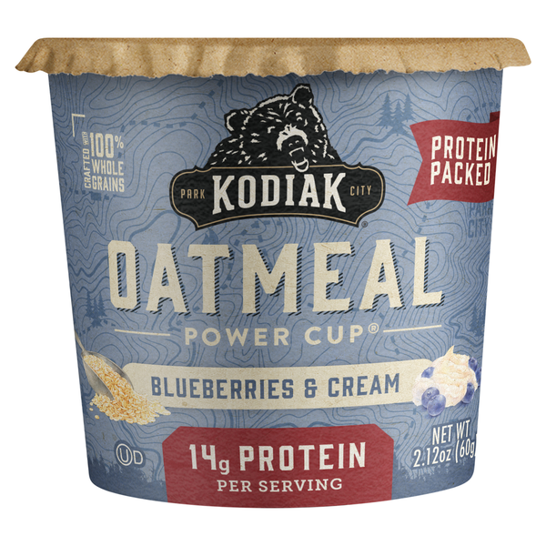 Instant Foods Kodiak Oatmeal, Blueberries & Cream, Protein Packed hero