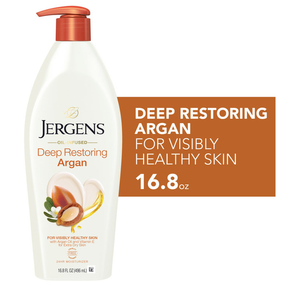 Body Lotions & Soap Jergens Oil-Infused Deep Restoring Argan Moisturizer hero